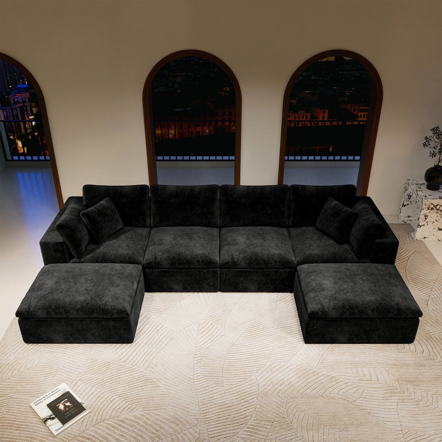The Noir Haven Sectional
