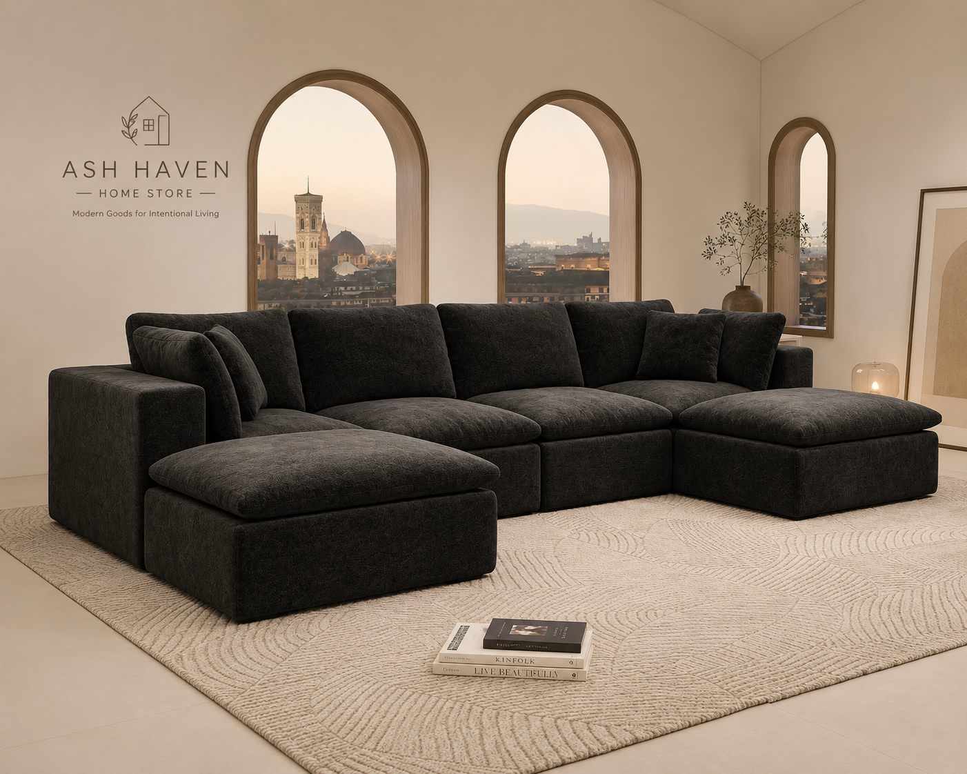 The Noir Haven Sectional